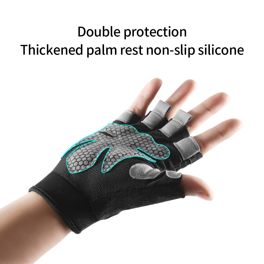 Workout Glove Gym - Guantes de medio dedo para gimnasio,