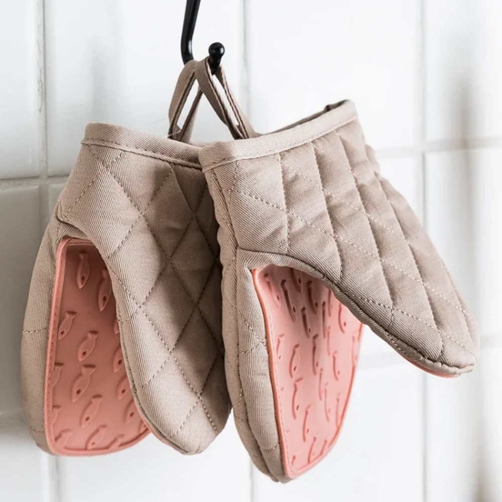 Oven Mitt Silicone - 1 pieza de guante de silicona