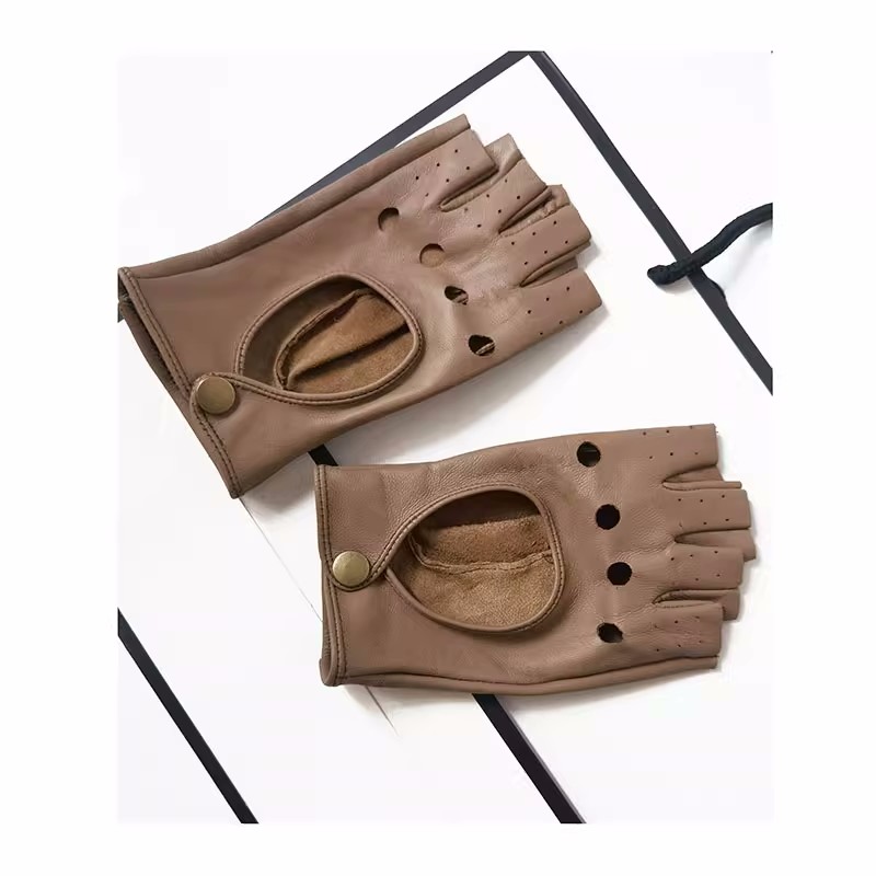 Leather Driving Glove - Guante de piel de oveja Natural