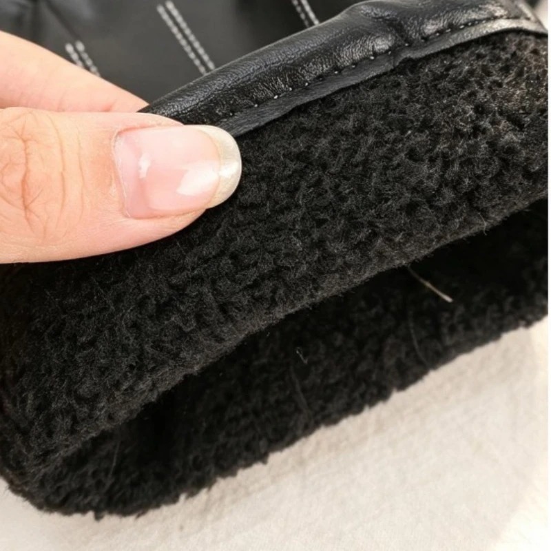 1/2 pares de guantes de invier - Leather Driving Glove reseña y precio