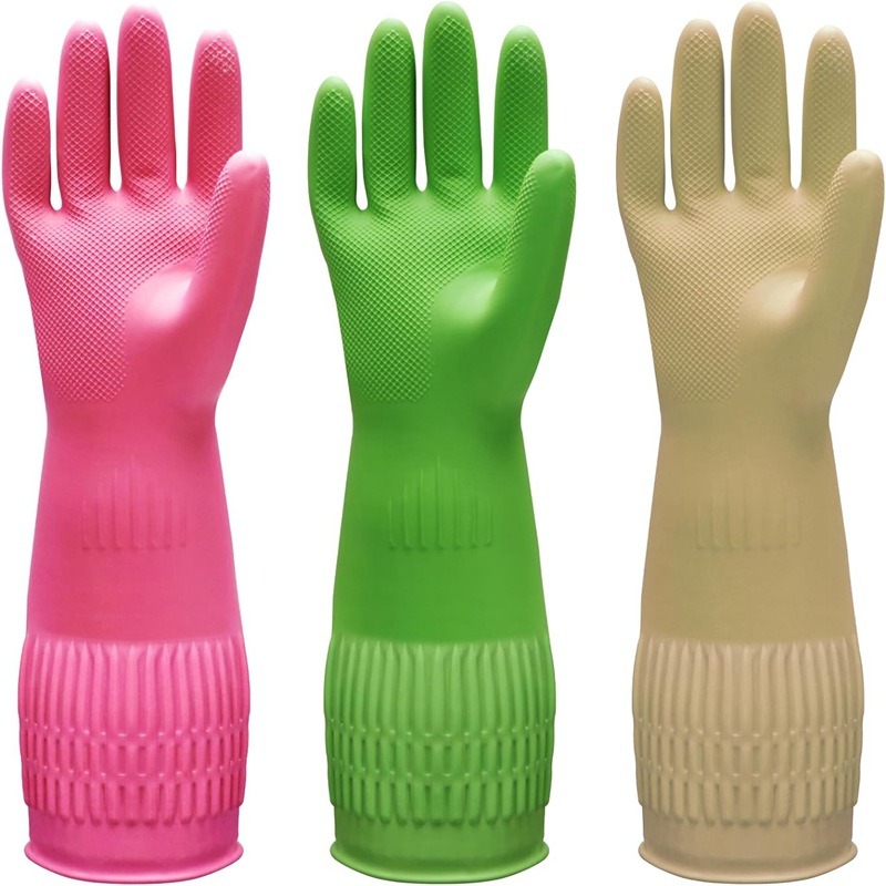 1 par de guantes de silicona p - Dish Glove Rubber reseña y precio