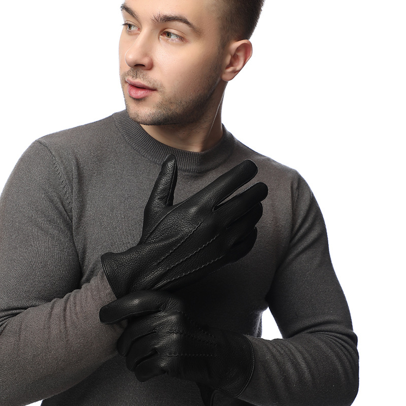 Guantes de cuero sintético con - Wool Glove Lined reseña y precio