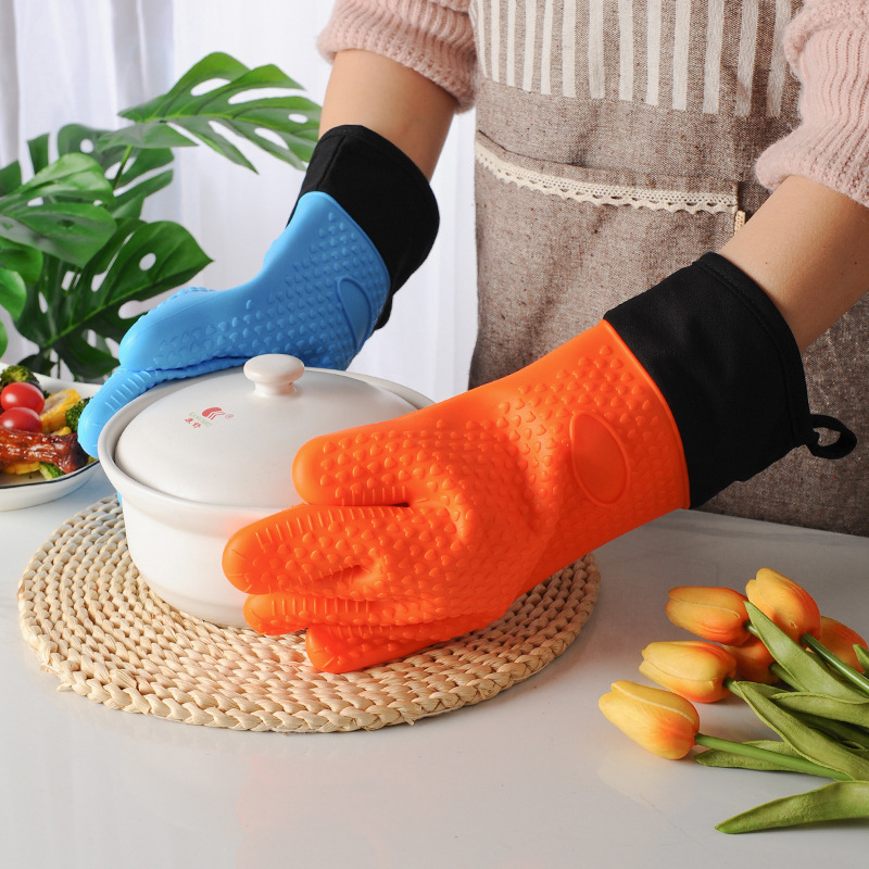 1/2 Piezas Guantes de Silicona - Oven Mitt Silicone reseña y precio
