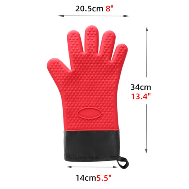 1/2 Piezas Guantes de Silicona - Oven Mitt Silicone reseña y precio