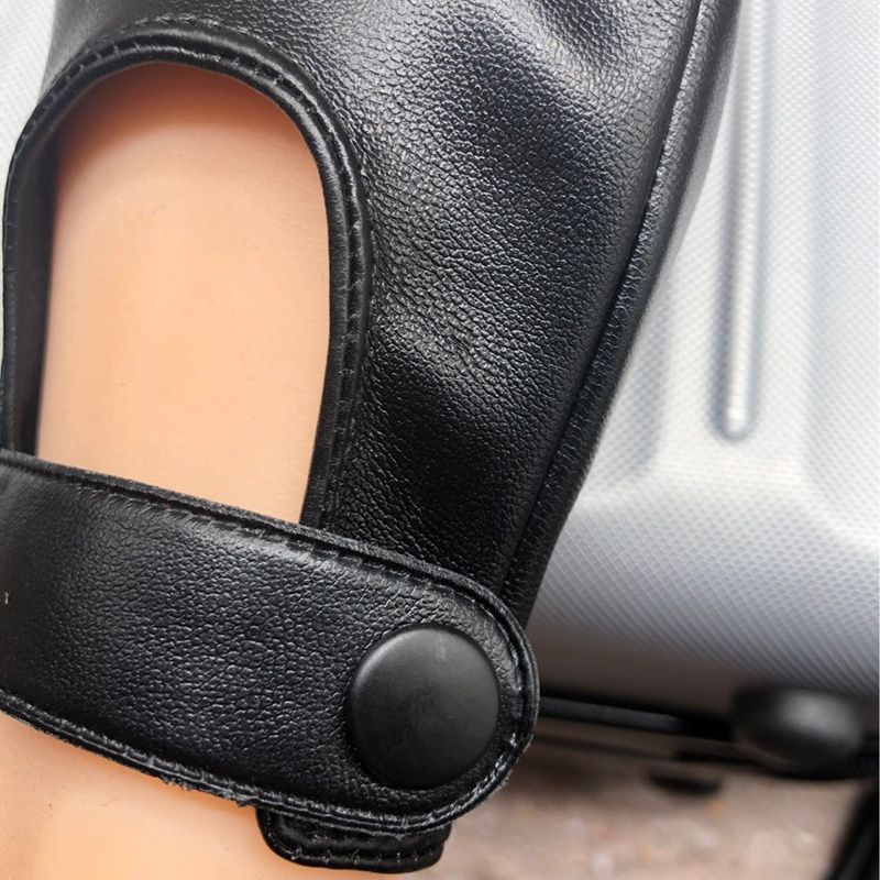 Manopla de medio dedo para muj - Leather Driving Glove reseña y precio