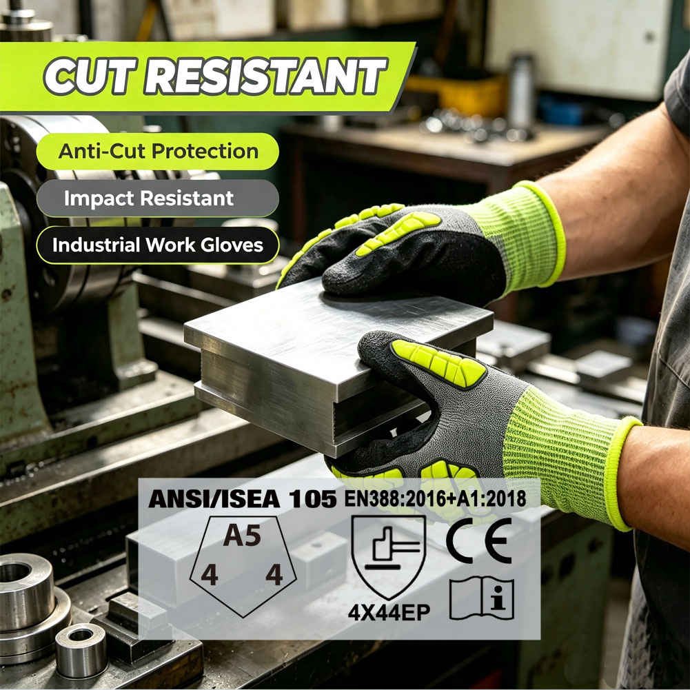 Guantes de seguridad para trab - Cut Resistant Glove reseña y precio