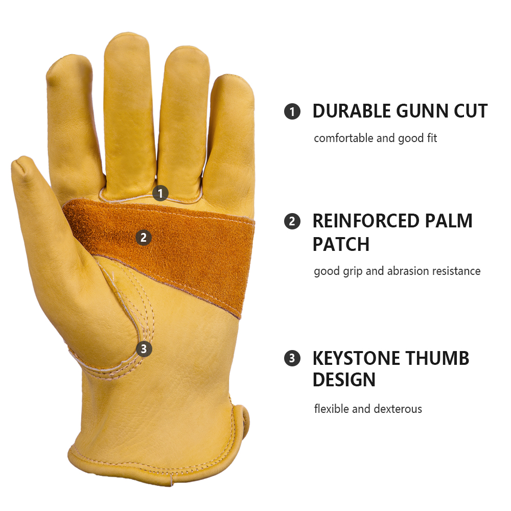 1 par de guantes de trabajo de - Leather Driving Glove reseña y precio