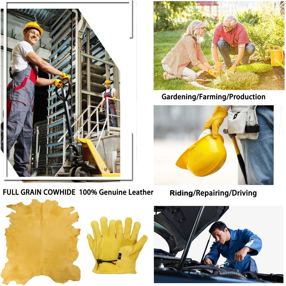 1 par de guantes de trabajo de - Leather Driving Glove reseña y precio